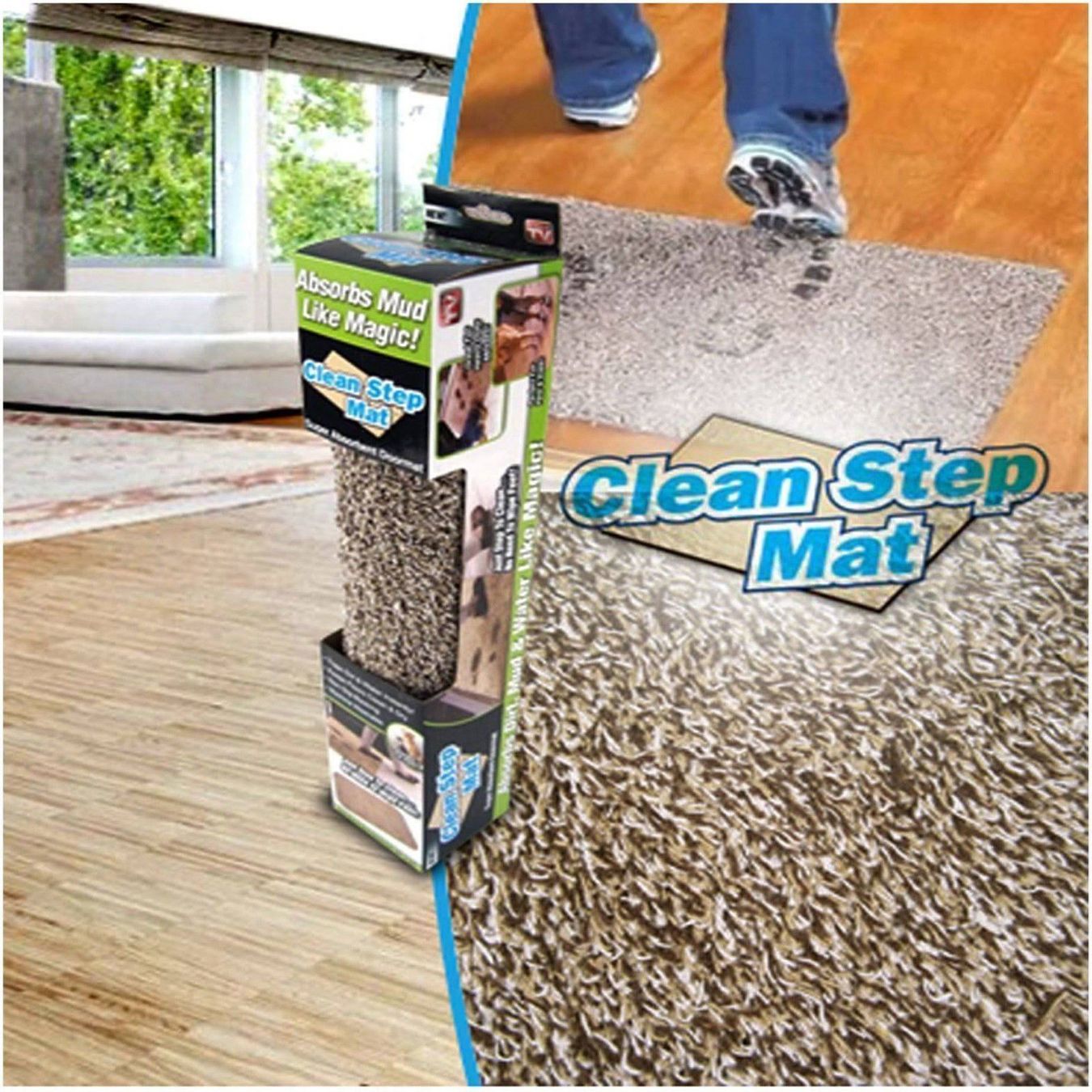 Türvorlage Hundeteppich Clean Step Pets Schmutzbrücke Hunde (Neu und ...