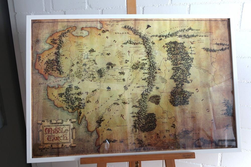 Mittelerde Landkarte Herr der Ringe | Kaufen auf Ricardo