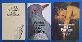 3 x Patrick Süskind. 1x EA 2x frühe Ausgaben. Top Zustand. 