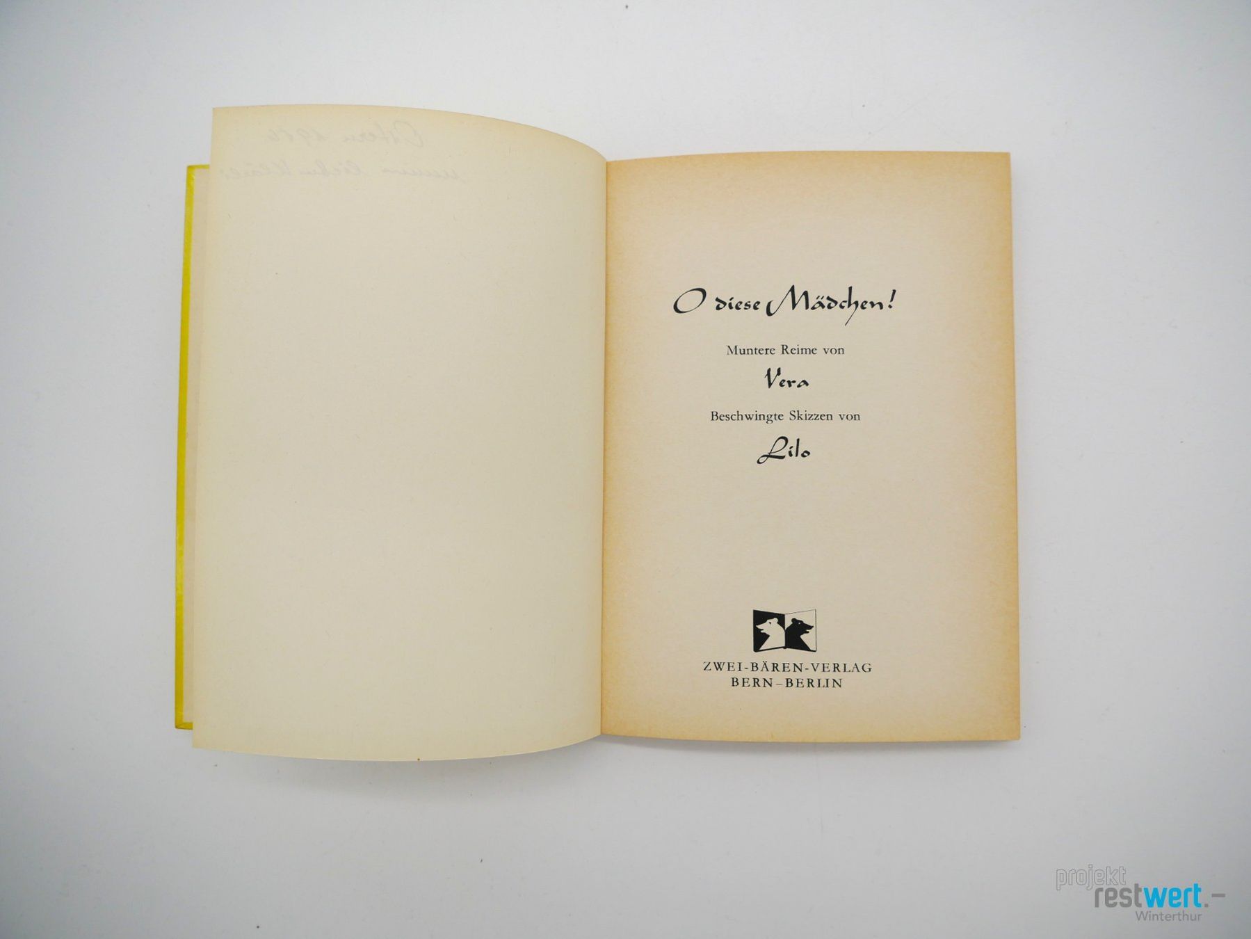 Livres: O diese Mädchen! – D'occasion à Winterthur par Restwert_Winterthur 6