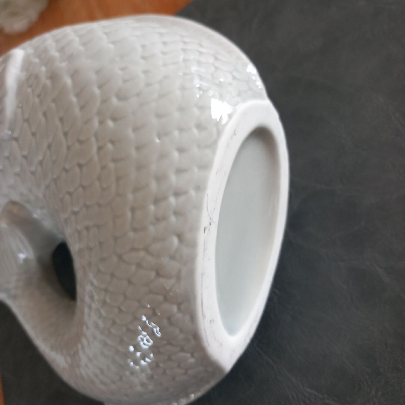 Vasen & Gefässe: Tolle Hellgraue Fisch Vase /  Keramik – Neu (gemäss Beschreibung) aus Aegerten von gismolini 6