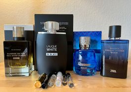 Lot of 4 New Perfumes + 6 Testers