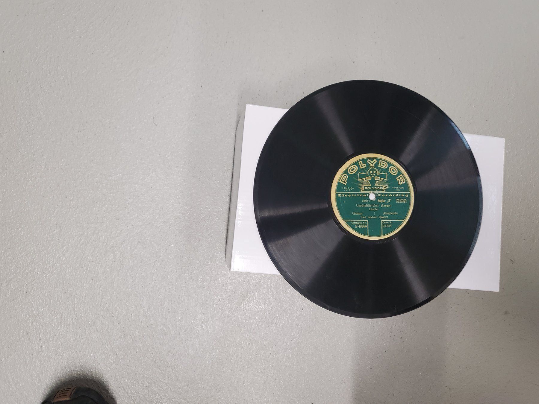 Schallplatten: Schellackplatte Polydor Gra. Abuelecita Paul Godwin Quartett – Gebraucht aus Unterägeri von 0alfa0 3