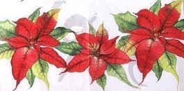 Serviette weihnachtsstern (w432)