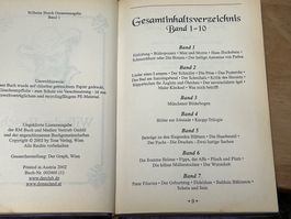 Gesamtwerk Wilhelm Busch 10 Bücher