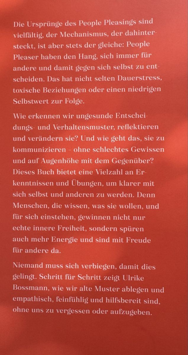 Bücher: People Pleasing  – Gebraucht aus Dübendorf von Mavobu 2