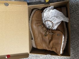 Stiefeletten Landrover braun gefüttert in neuwertig Zustand