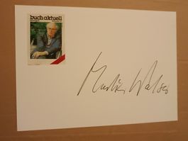 Martin Walser - † 2023 - Schriftsteller - handsigniert