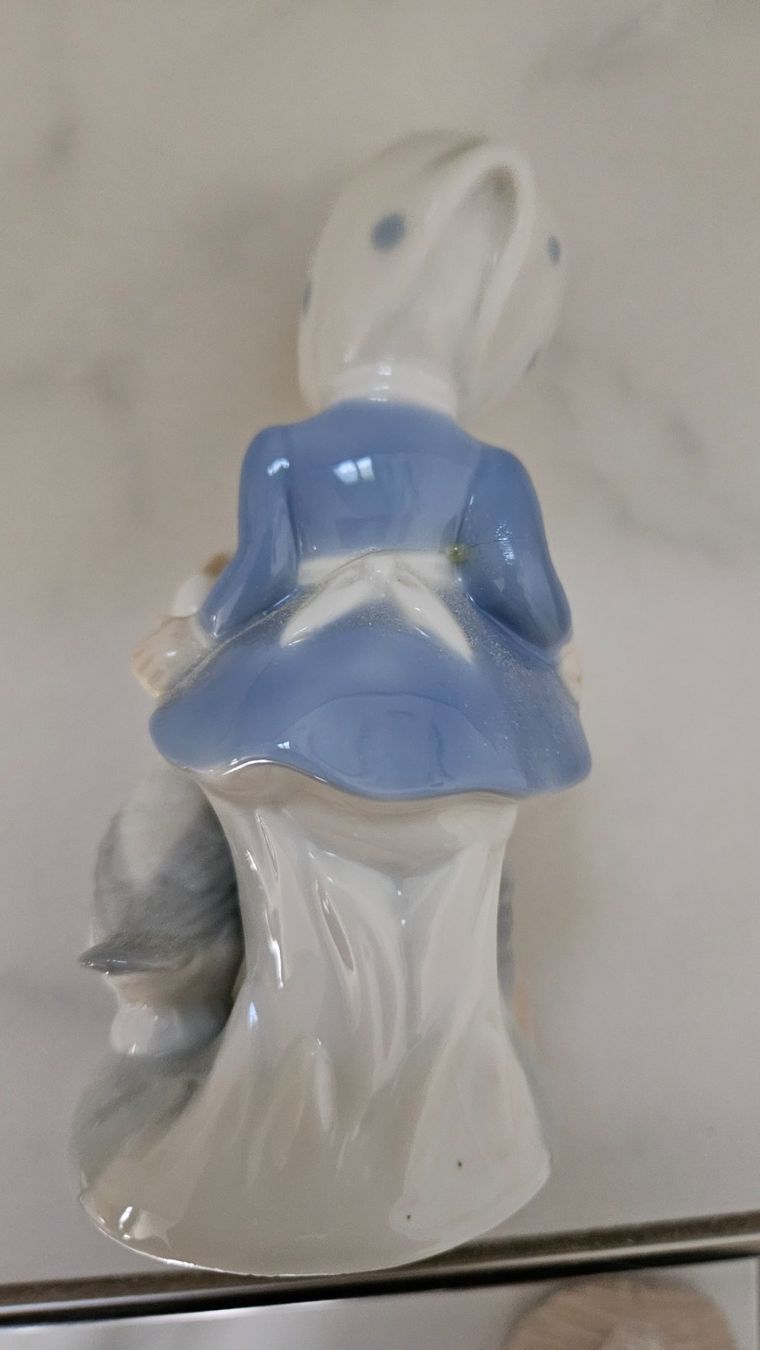 Figuren: Porzellanfigur Gänsehirtin – Gebraucht aus Meggen von G7957c24 3