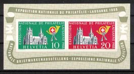 1955  Lausanne-Block W35 ** MNH
