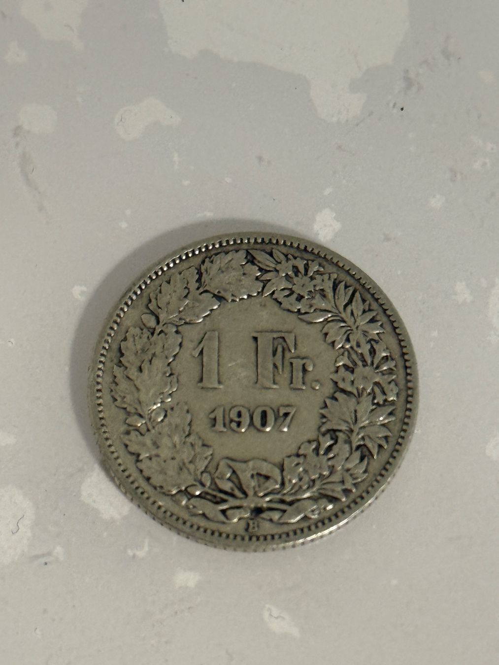 Tutti le monete: 1 Franken 1907  Silber  Abart – Usato da Wallisellen venduto da SWISS_SILVER1