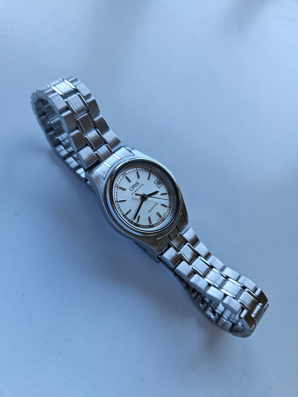 Oris Orologi: 550 Oris Acapulco Date Quartz Damenuhr – Usato da Berikon venduto da mmm21 1