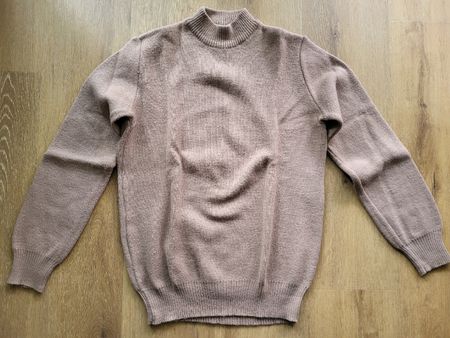 Pullover braun Acryl Wolle Made in Italy Grösse S