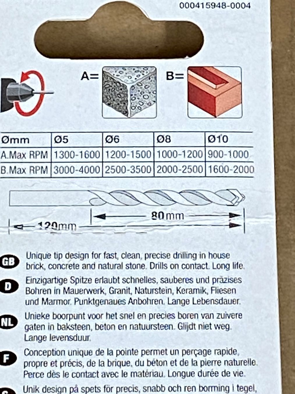 Tutti gli attrezzi: Bohrer Black&Decker 8mm – Nuovo e nell'imballaggio originale da Eschlikon TG venduto da ArtRec 3