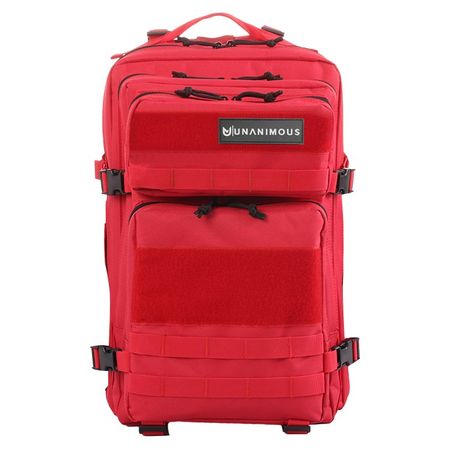 Taktischer Rucksack, viel Stauraum, red 45l