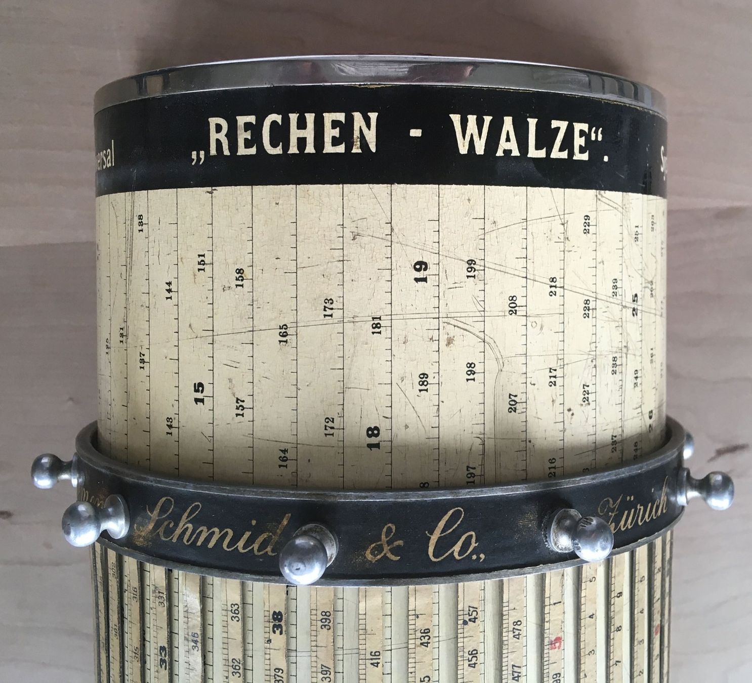 Tutte le macchine: Antiker Rechner: Rechen-Walze, System: Daemen - Schmid – Usato da Füllinsdorf venduto da Bubnik 2