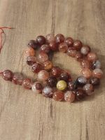 1 Strang natürliche 5A Rot Hematoid Quartz 10 mm