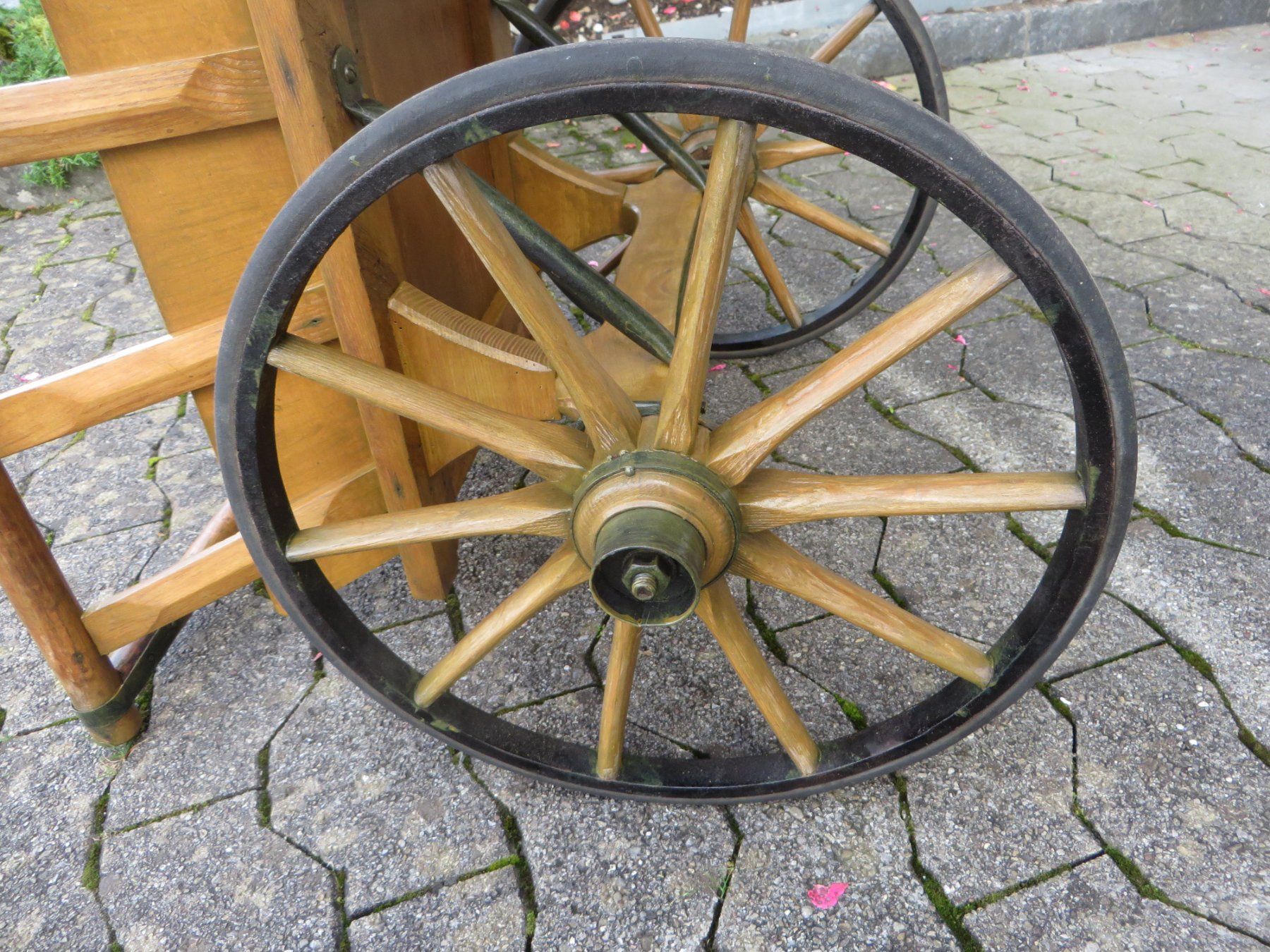 Carrelli di trasporto: Nr. 2 Orginal restauriertes Leiterwägeli / Leiterwagen – Usato da Ermenswil venduto da lodero 8