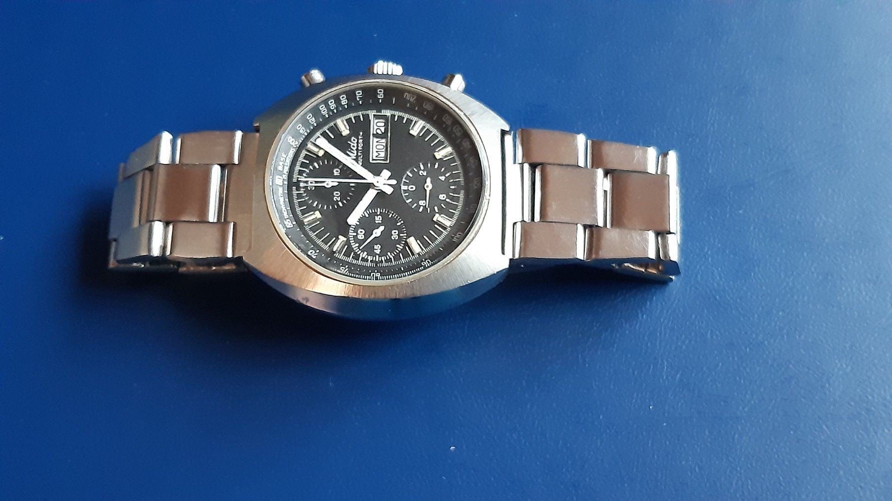 Mido Orologi: Mido Multifort Automatic Day Date Chronograph - Vintage – Usato da unterlunkhofen venduto da pharao-oo7