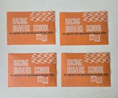 4 Stk.Sticker Aufkleber ACS Drivers School Racing  SAR