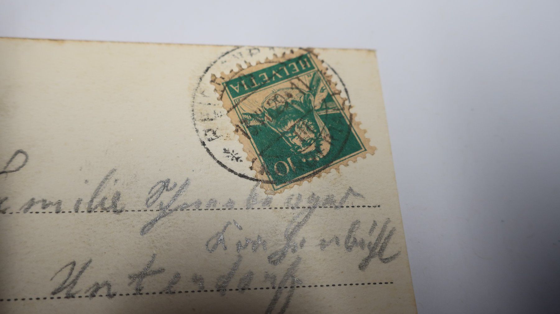 Cartoline postali: Alpenlandschaft mit Dreispitz  1929 – Usato da Cormoret venduto da Pascalll2001 4