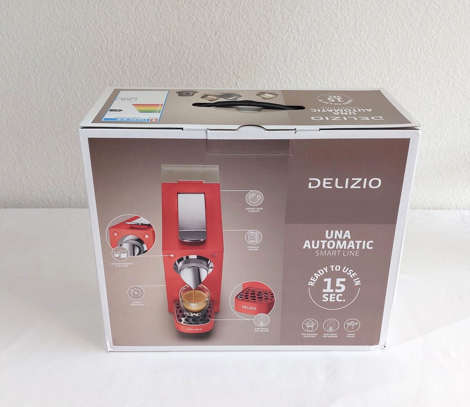 Kaffeemaschinen & Espressomaschinen: Delizio Kapsel - Kaffeemaschine Una cherry red – Neu und originalverpackt aus Bergdietikon von Zozo 2