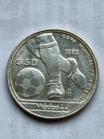 Mexico 86 World Cup silver coin, 50 Pesos