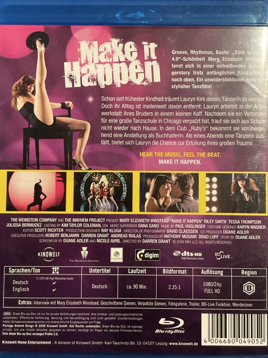 Tutti i DVDs: Make It Happen (2008) – Nuovo (secondo la descrizione) da Waldenburg venduto da Gonzo8 1