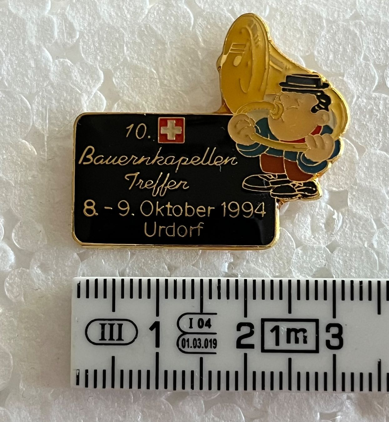 Placchette & Badge: 4 Pins Blasmusik – Usato da Zürich venduto da Gurkis 1