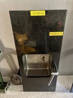 Granite sink unit 60cm x 135cm with faucet