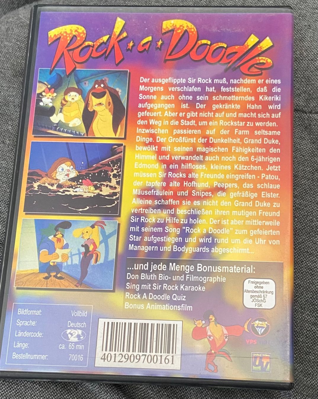 Alle DVDs: Rock-a-doodle DVD Rock A doodle – Gebraucht aus Luzern von Lycka 1