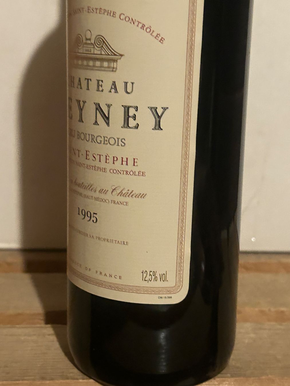 Vino: Château MEYNEY 1995 Saint-Estèphe – Nuovo (secondo la descrizione) da Roche VD venduto da avediscipule 3