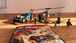 LEGO Ninjago 71776 - Jays und Nyas Rennwagen /Hubschrauber