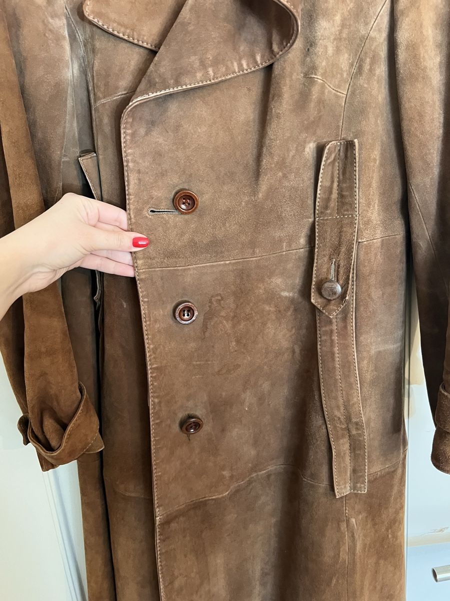 Cappotti: Vintage Ledermantel Grösse M braun – Usato da Zürich venduto da car_x52z 3