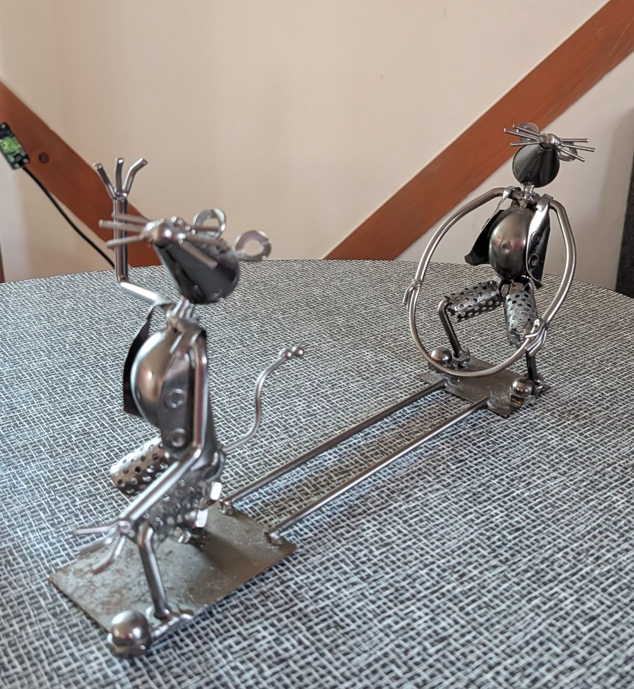Portabottiglie: Flaschenhalter Mäud Metall Design Deko – Usato da Nänikon venduto da Haexli_70 7
