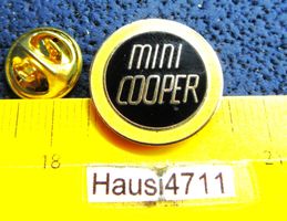 MINI COOPER AUTO LOGO SCHMUCK-PIN GOLDIG ENAMEL  19mm KLEIN