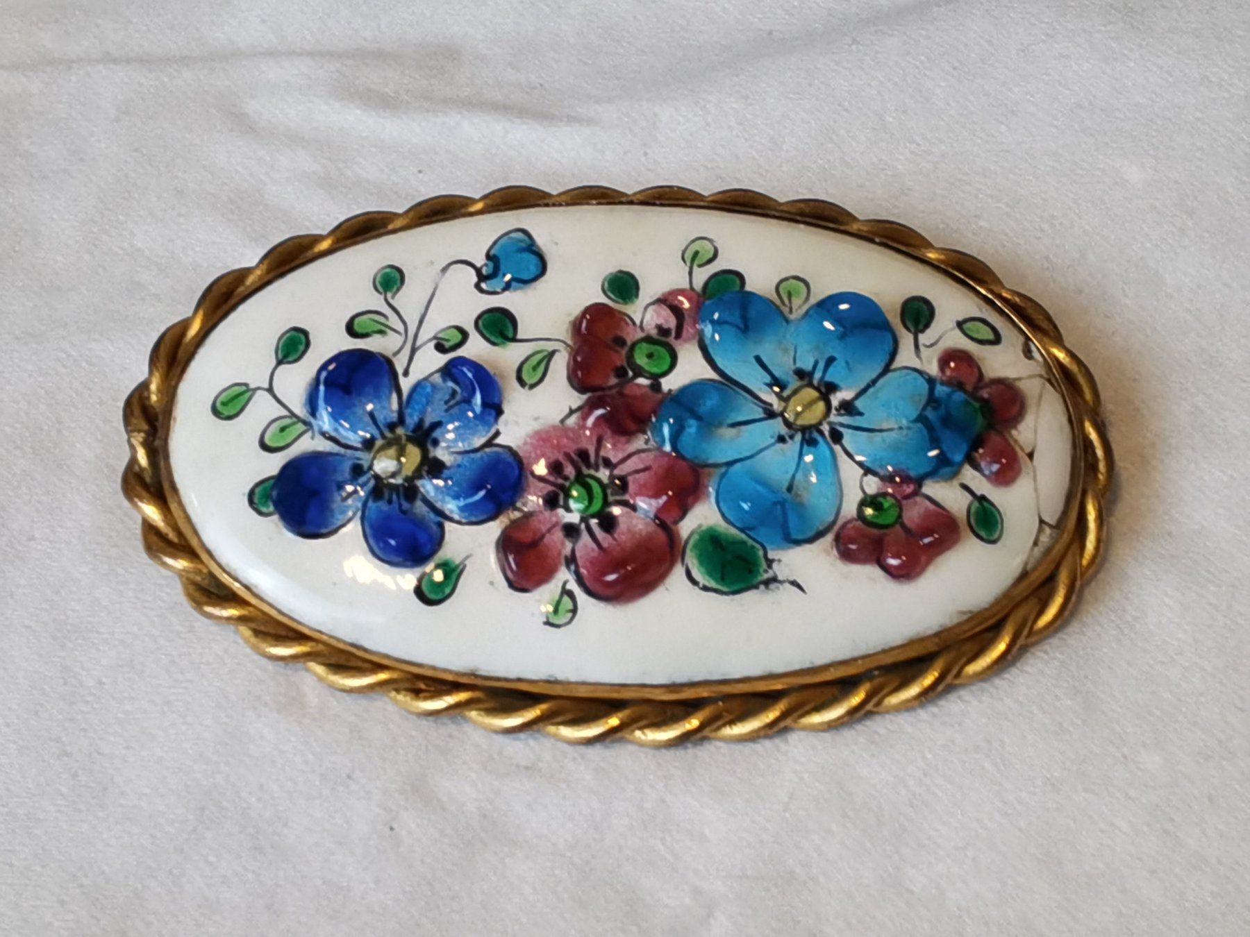 Spille & Fermagli: Brosche "Emaux des Cévennes" – Blumen – Usato da Reinach BL venduto da Coin-Vintage 2