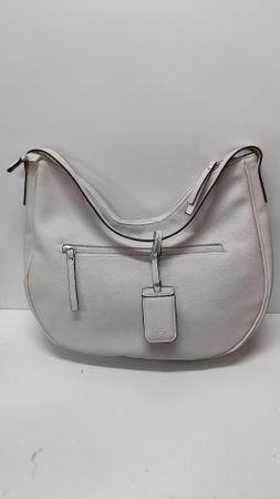 TOM TAILOR Schultertasche Beige Kunstleder, top Zustand (L31