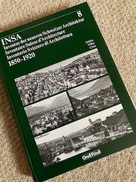 Bücher: INSA, Schweizer Architektur Inventar – Gebraucht aus Weinfelden von ehckk56 1