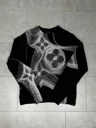 Louis Vuitton SS20 Three Flower Graphic Print Sweatshirt