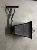 Schmiedeeiserne Lampe 