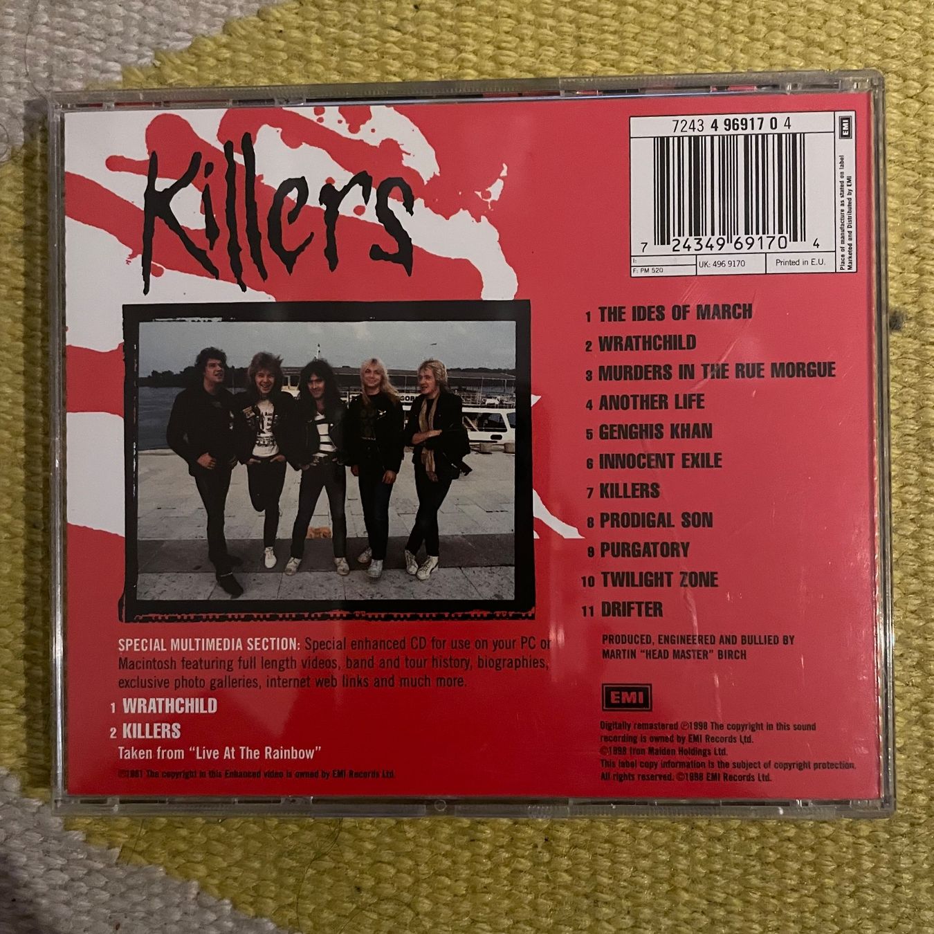 CDs: IRON MAIDEN-KILLERS – Gebraucht aus Rorschacherberg von  1