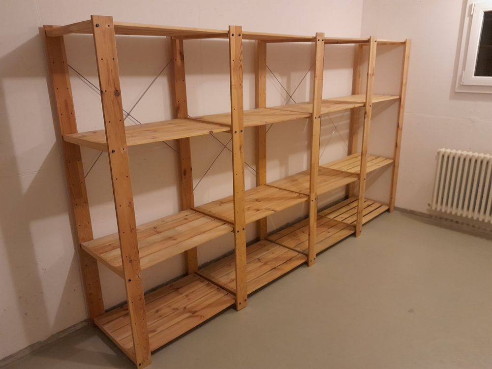 Luxus Ikea Kellerregal Holz Fotos