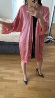 Seiden-Morgenmantel rosa One Size S-M