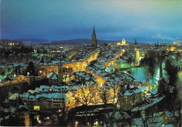 Bern-Blick auf die Altstadt mit Münster BE