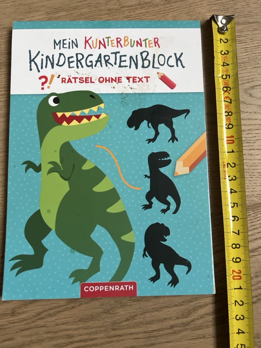 Libri: Kindergartenblock Rätselblock Malheft Dino Dinos – Usato da Oensingen venduto da katepe