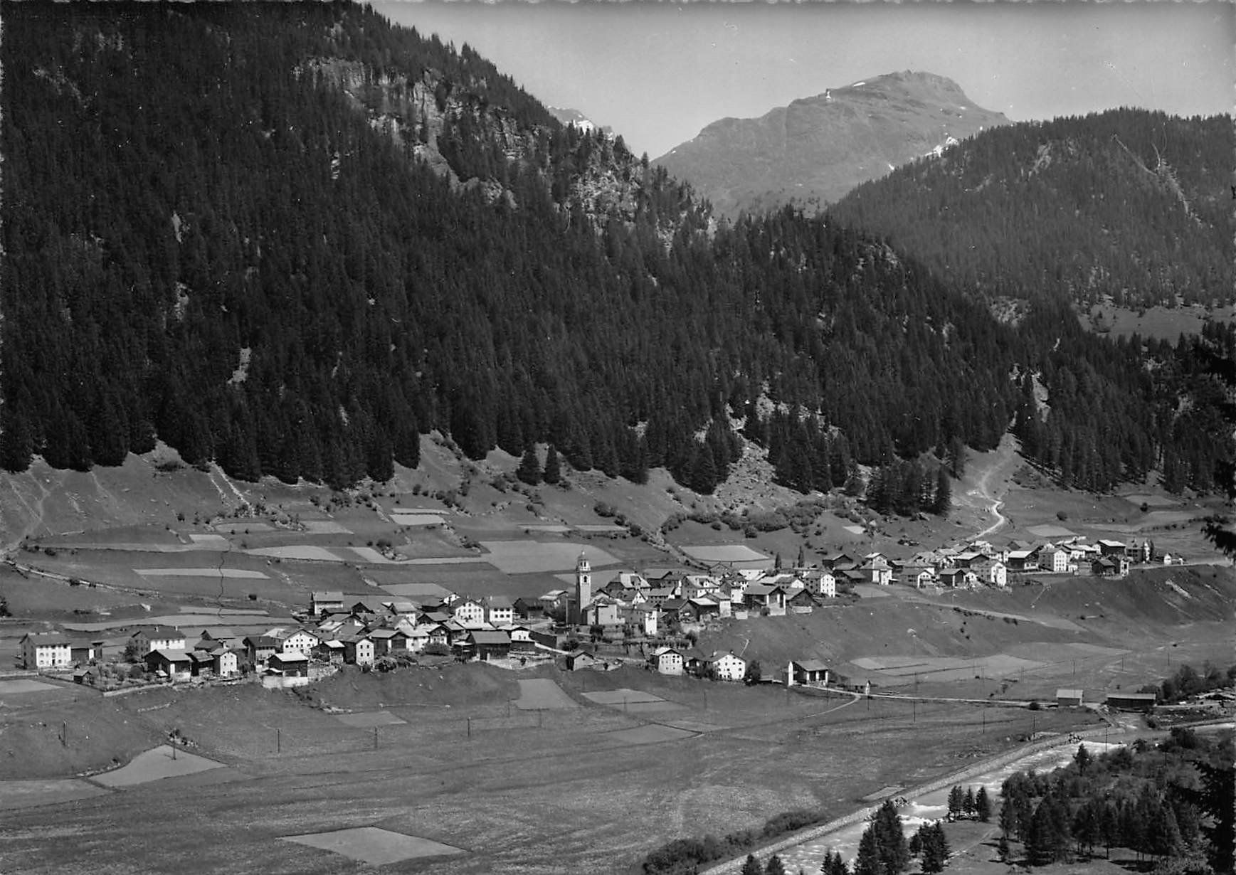 Cartoline postali: Tinizong, Tinzen – Usato da Ottikon b.Kemptth. venduto da Neptun1974