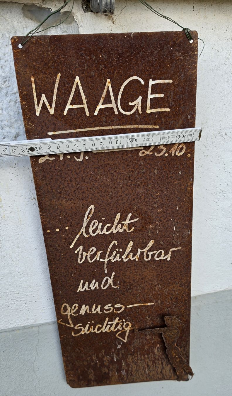 Tutte le decorazioni: Dekoschild Edelrost Sternzeichen Waage – Usato da Laupersdorf venduto da Withelady 2