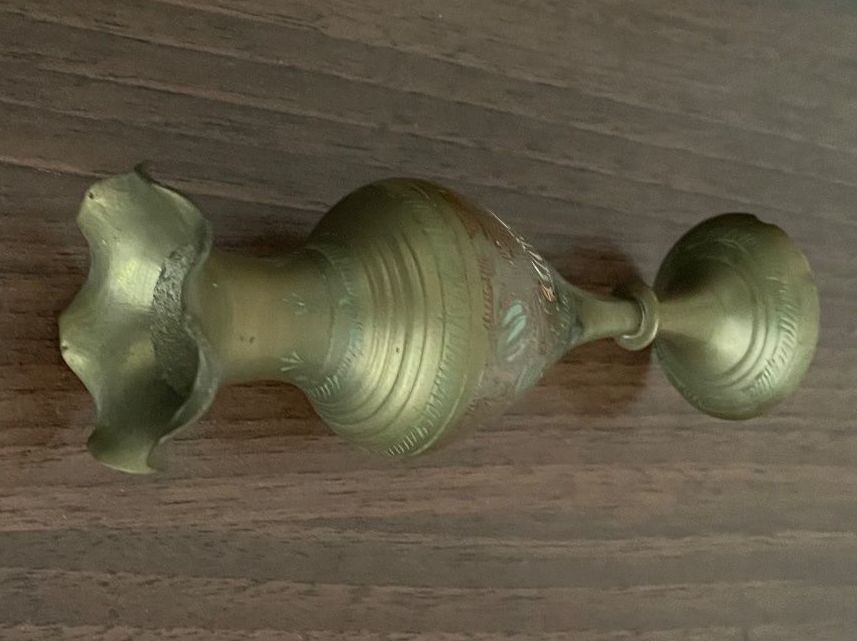 Vasen & Gefässe: Schöne Indische MESSING-MINI-VASE / Top-Zustand! – Gebraucht aus Islikon von sav_m8xk 5