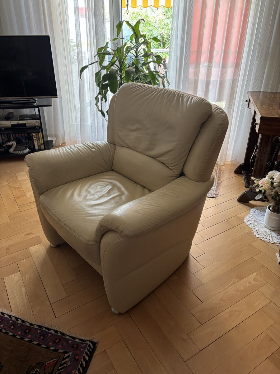 Poltrone: Einzelsessel, echt Leder – Usato da Zürich venduto da Xanthos555 1